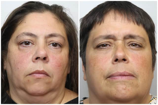 Sara (left) and Jean Barbrook were jailed for fraudulently claiming huge sums of money as they worked ads Girl Guides leaders. (picws by HMRC)