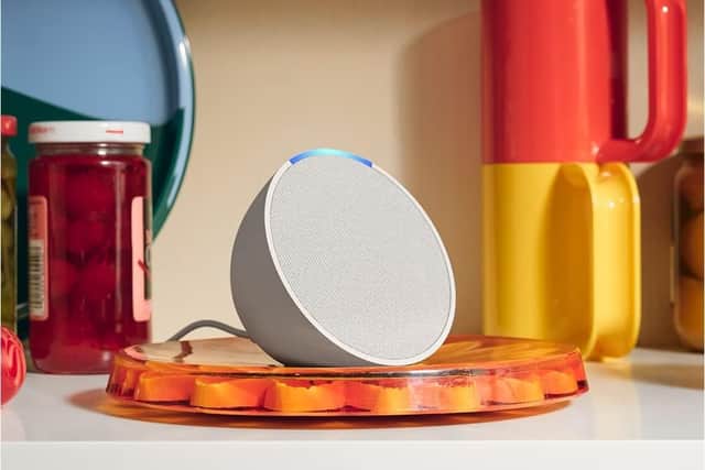 The Echo Dot is Amazon's smallest and cheapest smart speaker