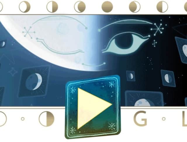 The Google Doodle for November 21 is Rise of the Half Moon. Photo: Google