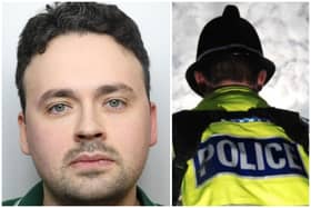 Former officer Middleton (pictured) was jailed at Leeds Crown Court. (pics by WYP / National World)