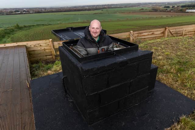 Jon Graves’s Cold War era ex-Royal Observer Corps pit smashed its £15,000 guide price when it was bought for £29,000 at an auction on Thursday.