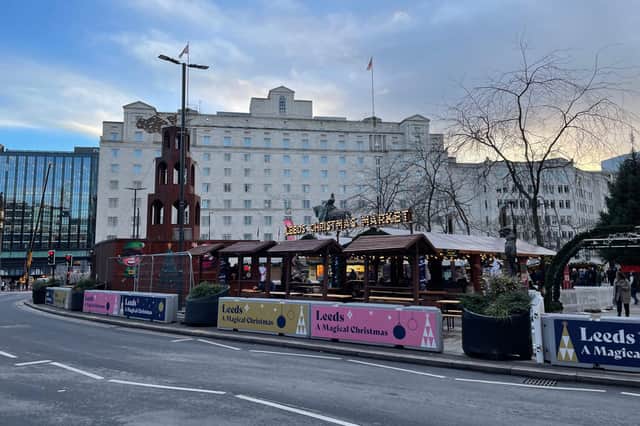 Leeds Christmas Market is back.