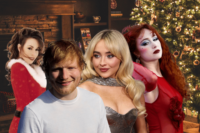 Ed Sheeran, Sabrina Carpenter, Chappell Roan and Mariah Carey are among the 27 names listed as the frontrunners for the 2024 Christmas Number 1.