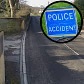 A man has died after hitting a wall in treacherous conditions. (pics by Google Maps / National World)