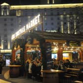 People enjoying a beer on City Square. (pic by Steve Riding)