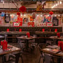 Inside Mans Market, Leeds. 