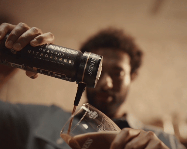 The Guinness Nitrosurge device helps you pour the perfect pint at home