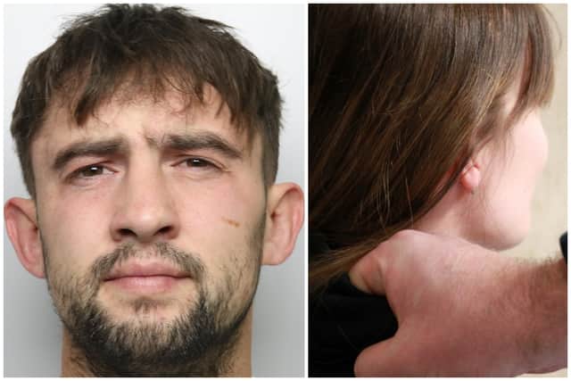 Ward (pictured) hit the woman with such force it affected her vision, a court heard. (pics by WYP / National World)