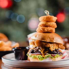 Santa’s Smashed Burger makes an appearance on the festive menu