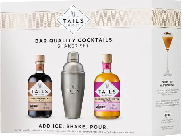 Tails Cocktails set is exclusive to Amazon