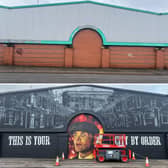 Mr Murals shared this before and after - what do you think?