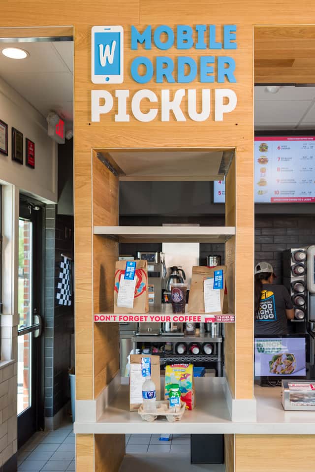 Place your Wendy's order on the app - and then pick-up either through the drive thru or you can carryout or dine in