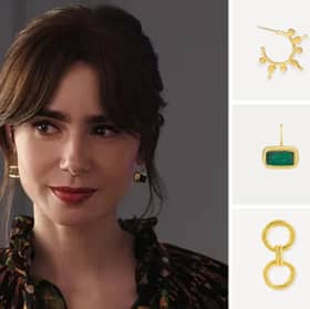 Earrings as seen on Emily in Paris - get the look from Ottoman Hands