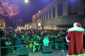 Fireworks lit up the Morley night sky.
