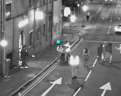 Mohammed Alam, aged 25, drove at a group of friends in Goldsmith Street, Nottingham, moments after violence had erupted in nearby Talbot Street.