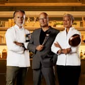 Marcus Wareing, Gregg Wallace and Monica Galetti present MasterChef: The Professionals.