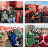 The Coca-Cola Christmas truck was parked up at the British Oak in Tingley throughout Tuesday afternoon.