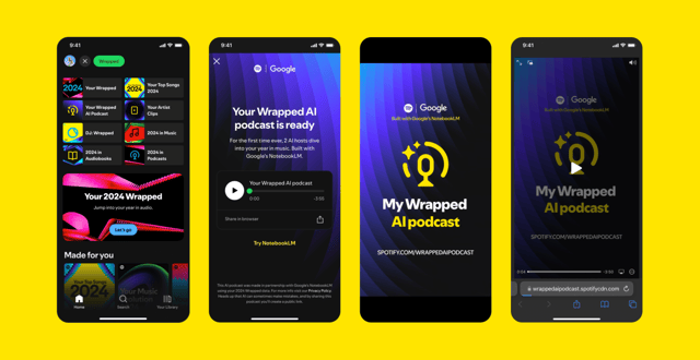 Spotify has introduced a Wrapped AI podcast for 2024. Photo: Spotify