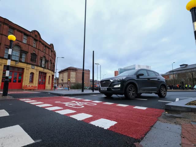 The roundabout seems to have had a successful launch, as cyclists, pedestrians and motorists navigated the morning rush with no incident.