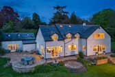 The Hampshire house sits in an acre of countryside