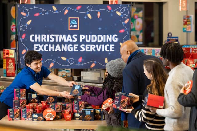 Aldi have launched a nationwide Christmas Pudding Exchange Service from today until 28th December