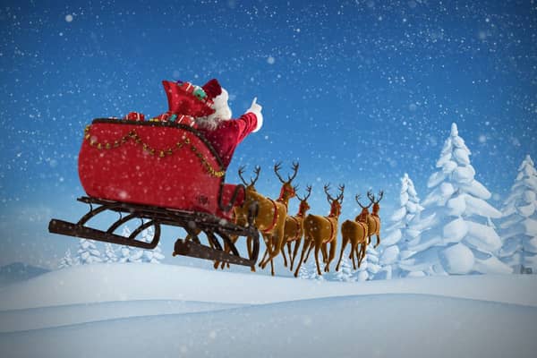 Santa will be taking to the skies this Christmas Eve - and you can track his progress.