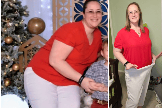 Mum-of-two Kim Steele has lost more than three stone in six months with the AI weight-loss app