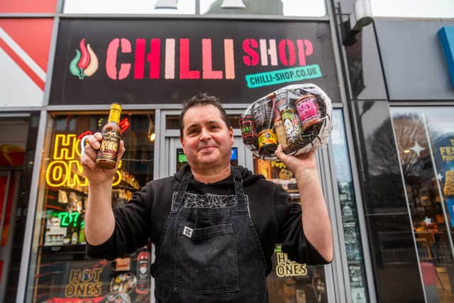 Frank Jay opened The Chilli Shop in the Merrion Centre in 2014 after relocating from Brighton.