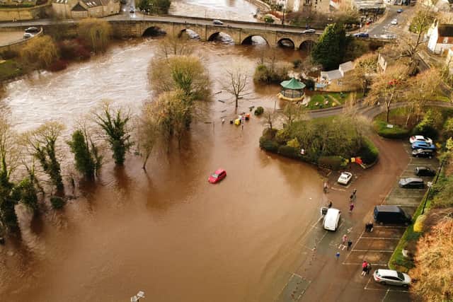 Steve Draper said he was 'gobsmacked' by the level of flooding in Wetherby