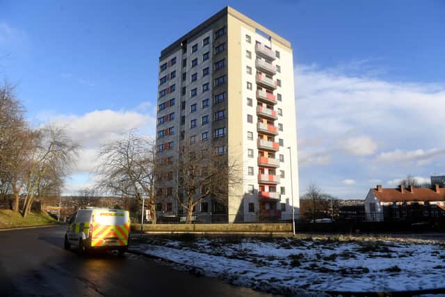 A woman has been arrested following a stabbing on Carlton View, Woodhouse, Leeds.