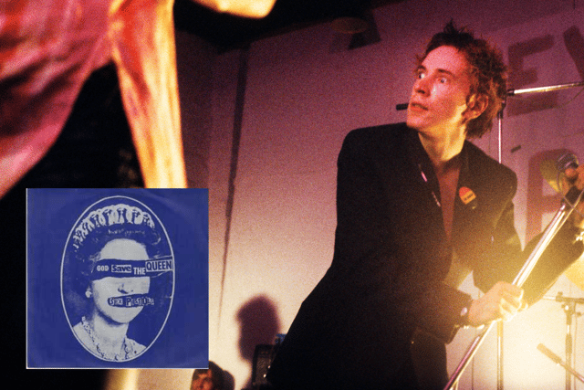 The iconic cover design for Sex Pistols' hallowed, somewhat controversial work, 'God Save The Queen,' and it's quick withdrawal from initial sale has made original pressing worth quite the amount.