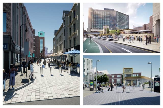 CGI images offer look at redesigned Leeds station.