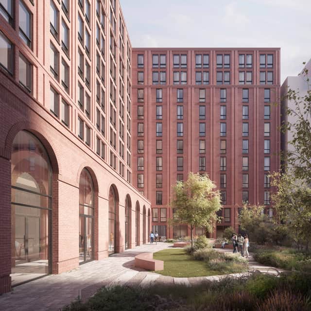 The Fabric Works is a 402-bed student housing scheme in Mabgate, Leeds.