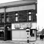 The junction of Otley Road with Wood Lane in October 1942.