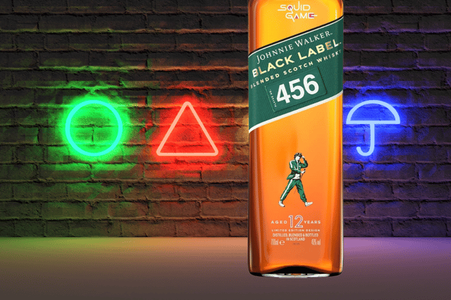 The special edition Squid Game whisky from Johnnie Walker
