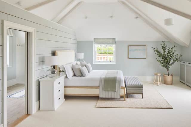 The bedrooms are huge, and two of them are en-suite