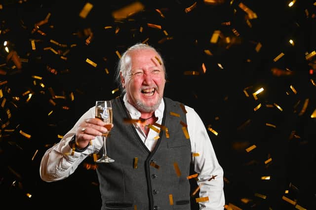 Lottery winner Andy Hornsby.