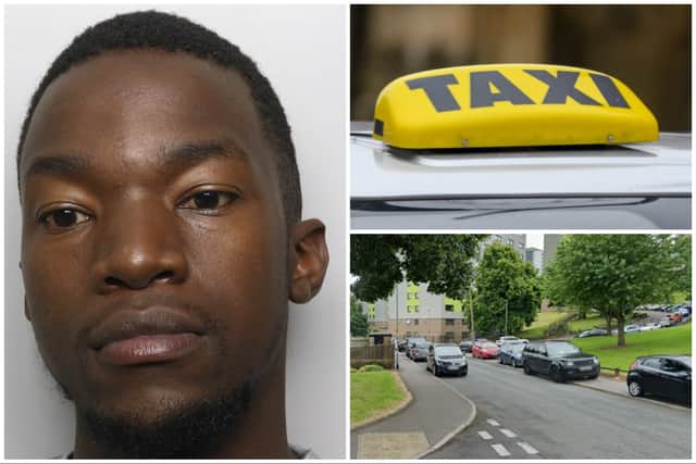 Magwenjere (pictured left) robbed the taxi driver on Oatland Drive.
