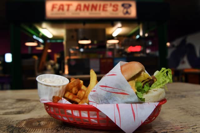 The Supreme, which is Fat Annie's best-selling burger, is James’ plant-based take on McDonald’s Big Mac, with vegan beef, cheese, pickles and a secret sauce.