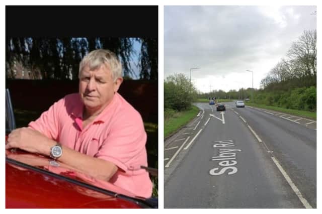 Robert Mitchell, 75, died following a crash in Micklefield last week.