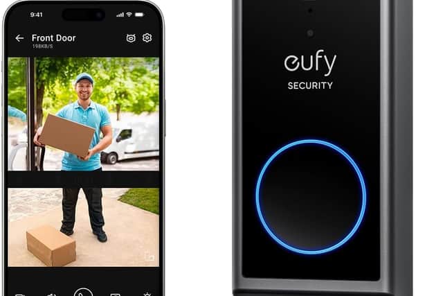 The Eufy E340 Security Video Doorbell’s dual cameras are perfect for spotting parcels on the doorstep