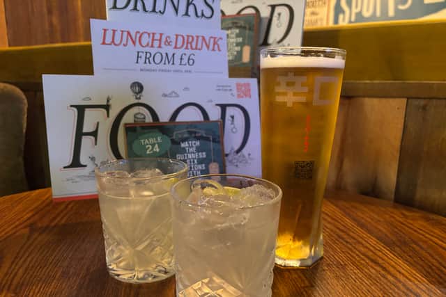 The Asahi and Tommy's Margs went down a treat.