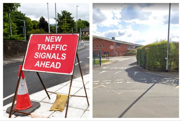 Works will see temporary traffic lights installed along Brigshaw Lane, near Brigshaw High School.