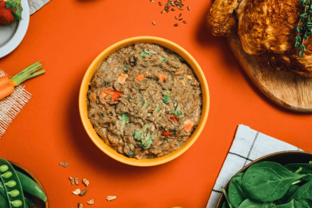 Pure Pet Food air-dries fresh ingredients, which makes them much easier to store and serve