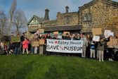 Residents held a demonstration outside of Abbey House Museum in January to demonstrate the strength of feeling against the proposed closure.