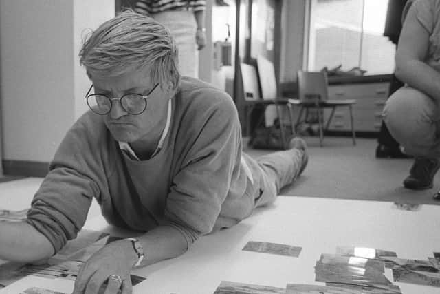 Discover how Hockney’s experimental 'joiner' photocollages and video installations challenge the way we see time, scale, and perspective at the Bradford National Science and Media Museum.