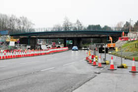 he new Wellington Road footbridge was successfully installed over the Armley Gyratory.