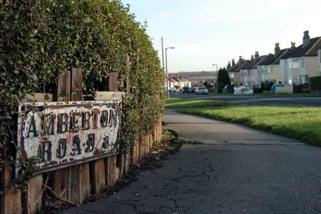 Amberton Road, in Gipton, Leeds, where plans have been revealed to introduce speed humps to enforce the 20mph speed limit.