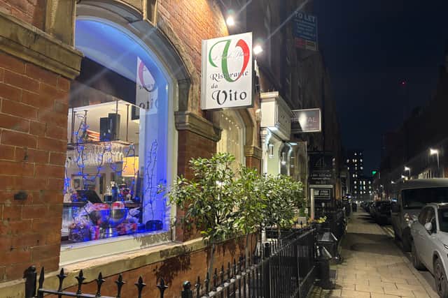 Da Vito is a cosy restaurant located on York Place in Leeds city centre.