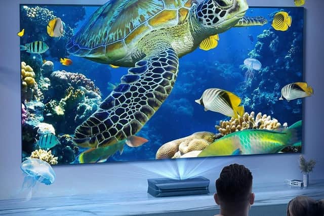 The 3D imaging is impressive, but you have to wear glasses and content options in the UK are very limited